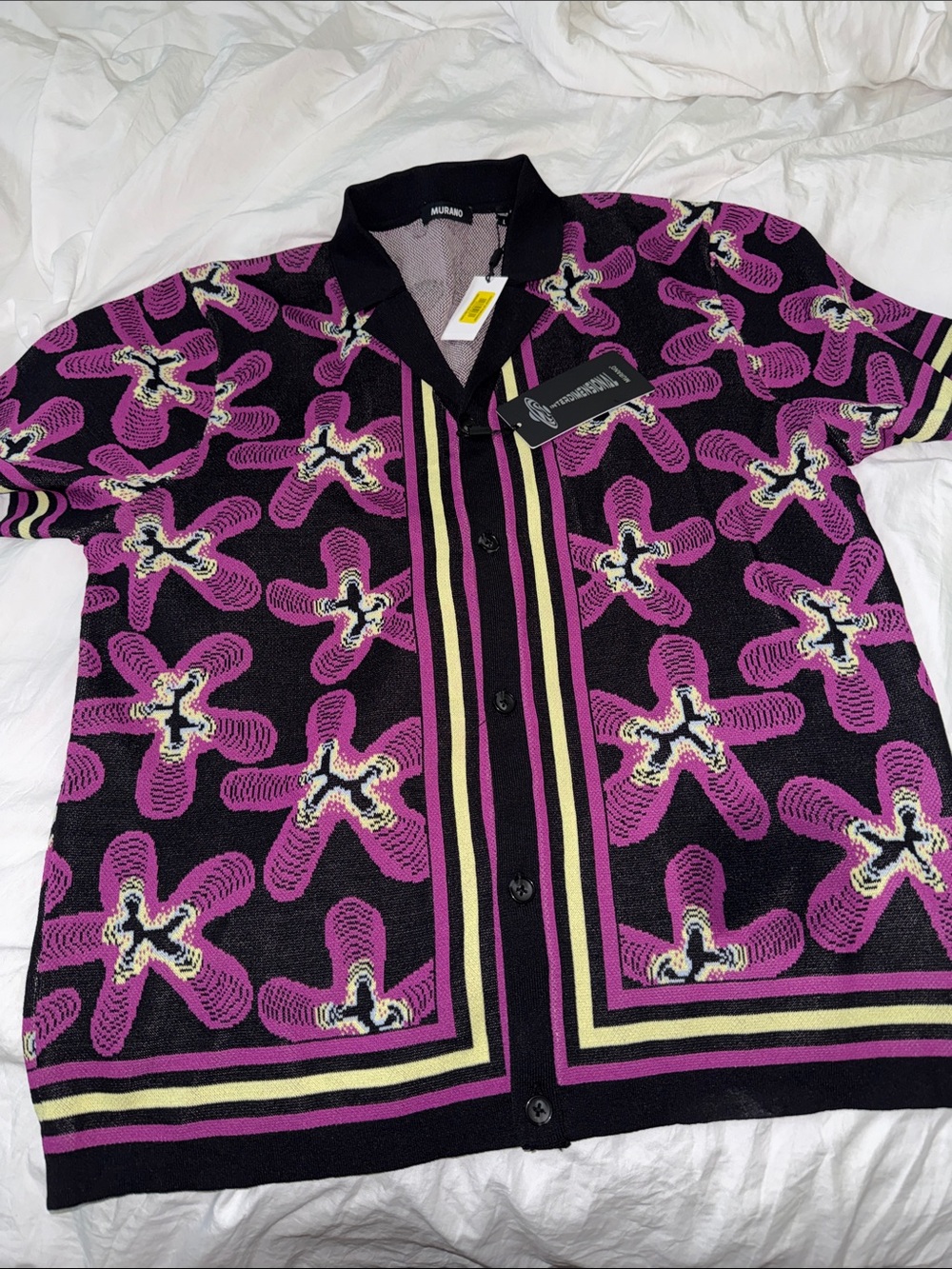Men’s 2 piece  designer SHORT SET, New! Tags attached. Vacation Travel Luxury - Picture 4 of 6